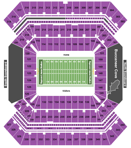 Sepang International Circuit Football - Rows Seating Chart