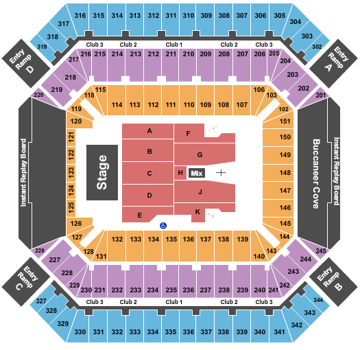 Raymond James Stadium Tickets & Seating Chart Event Tickets Center