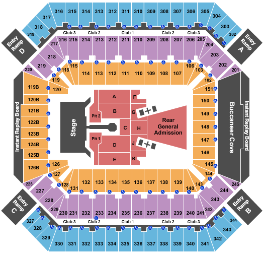 Raymond James Stadium Seating Chart & Maps Tampa