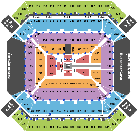 Royal Rumble 2020 Seating Chart