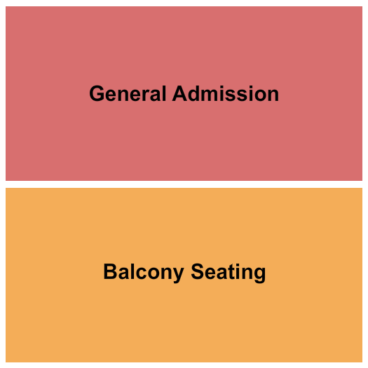 Red Flag GA/Balcony Seat Seating Chart