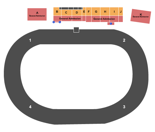 Red River Valley Speedway World of Outlaws Seating Chart