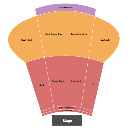 Red Rocks Amphitheatre Endstage Reserved Seating Chart