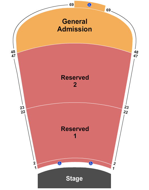 Red Rocks Amphitheatre Pink Martini Seating Chart