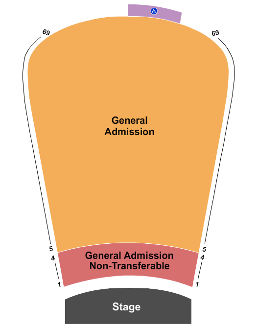 Red Rocks Amphitheatre GA 2 Seating Chart