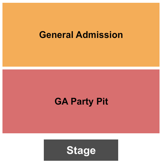 Redding Civic Auditorium Lawn - GA/GA Party Pit Seating Chart