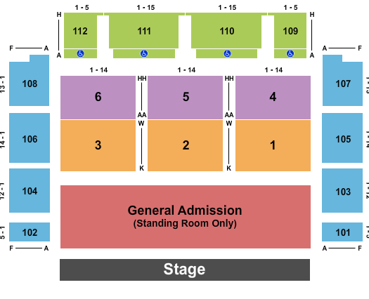 Redding Civic Auditorium ZZ Top Seating Chart