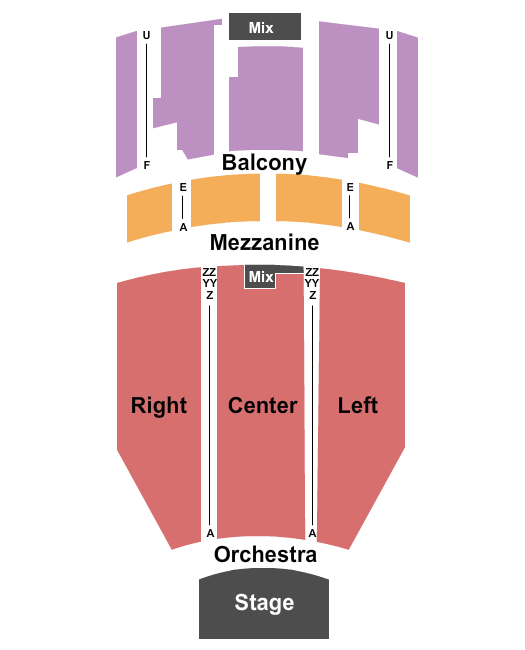 Redford Theatre Tiny Meat Gang Seating Chart