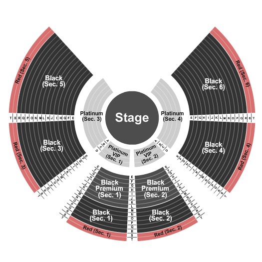 Reds-west Edmonton Mall Paranormal Cirque 2 - Static Seating Chart