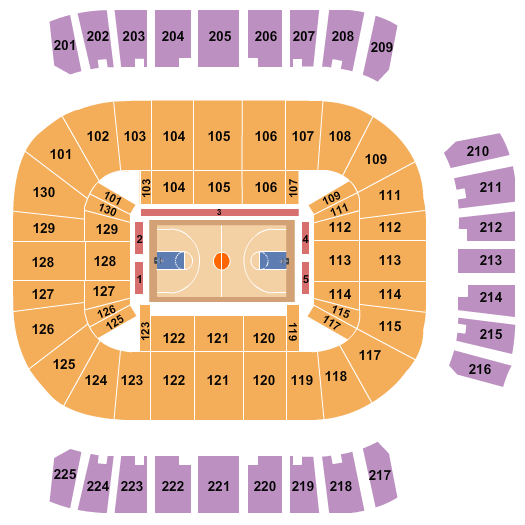 Reed Arena Basketball - Globetrotters Seating Chart