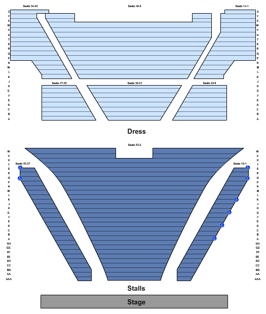 Regent Theatre - Melbourne End Stage Seating Chart