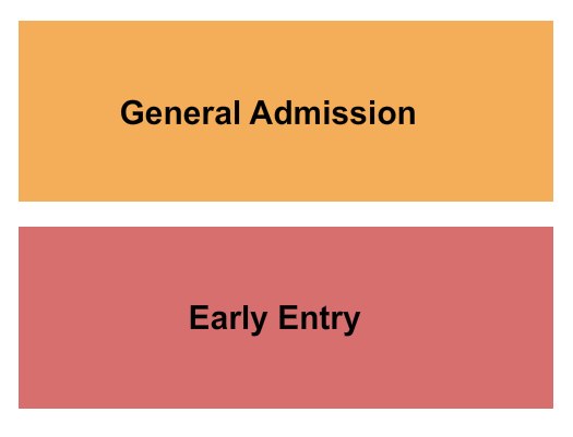 Relevant Center GA & Early Entry Seating Chart