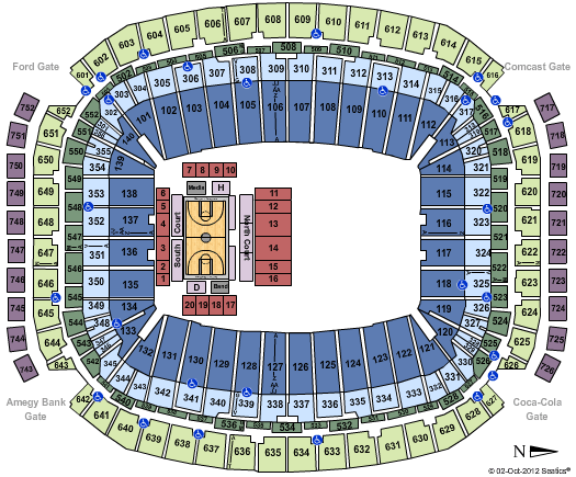 NRG Stadium Basketball - Half Seating Chart