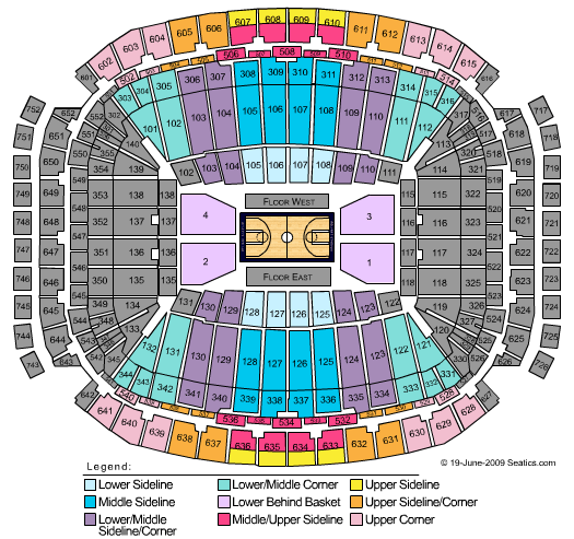 NRG Stadium NCAA Basketball Seating Chart