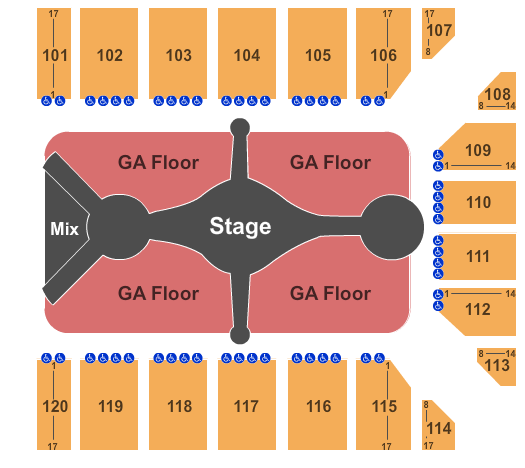Reno Events Center Carrie Underwood Seating Chart