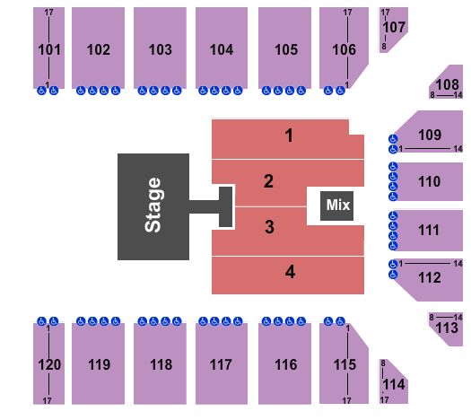 Reno Events Center Chris Tomlin Seating Chart