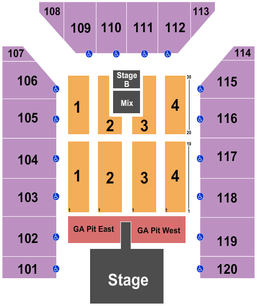 Reno Events Center Dierks Bentley Seating Chart