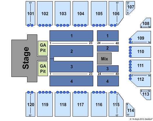 Reno Events Center Florida Georgia Line Seating Chart