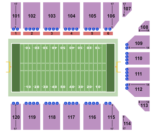 Reno Events Center Football 2 Seating Chart