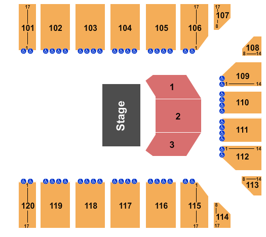 Reno Events Center Halfhouse Seating Chart
