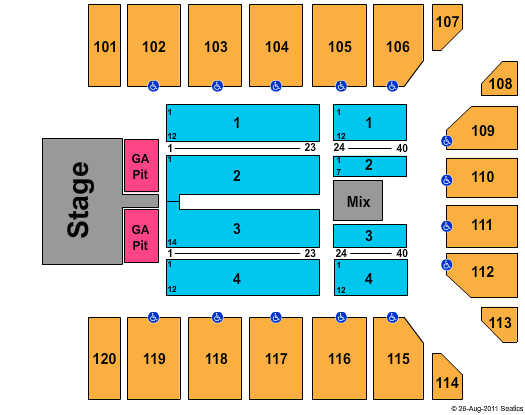 Reno Events Center Jason Aldean Seating Chart