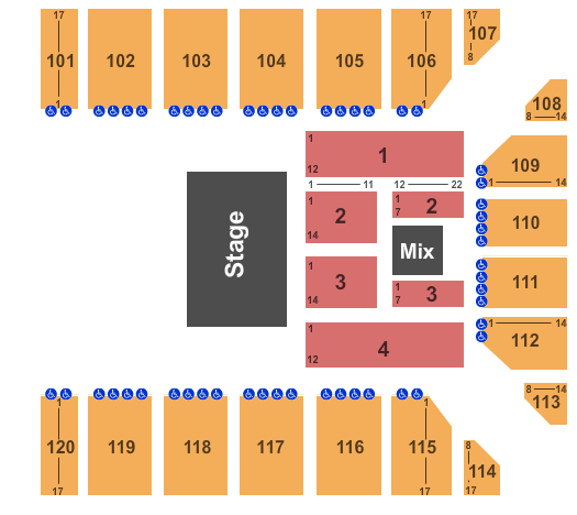 Reno Events Center Joe Bonamassa Seating Chart
