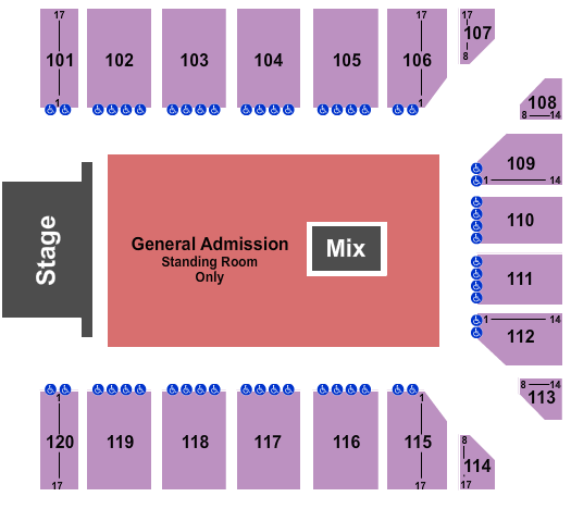 Reno Events Center Shinedown Seating Chart