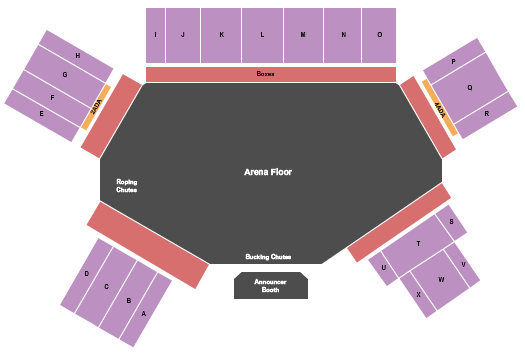 Reno-Sparks Livestock Events Center Outdoor Arena/ Rodeo Seating Chart