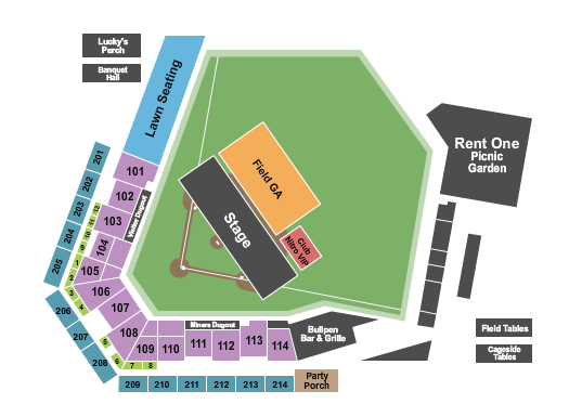 Marion Stadium Nitro Circus Seating Chart