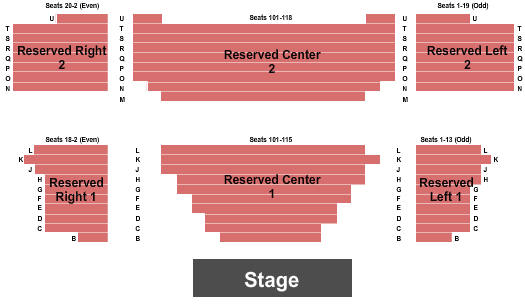 Kirkland Performance Center Seating Chart