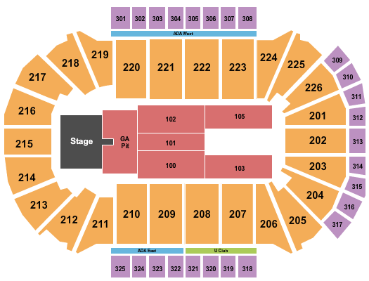 Resch Center Alan Jackson seating chart - eventticketscenter.com