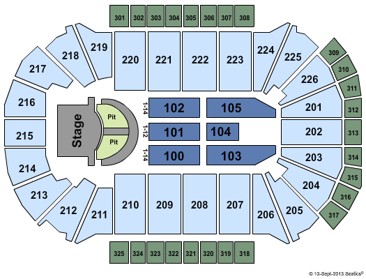 Resch Center Bon Jovi Seating Chart