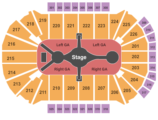 Resch Center Carrie Underwood Seating Chart