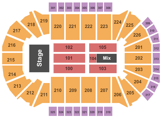 Nutter Center Seating Chart With Rows