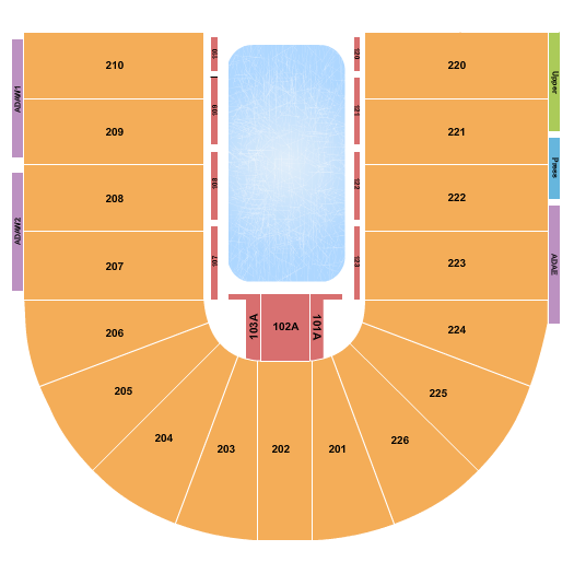 Resch Center Disney on Ice 2 Seating Chart