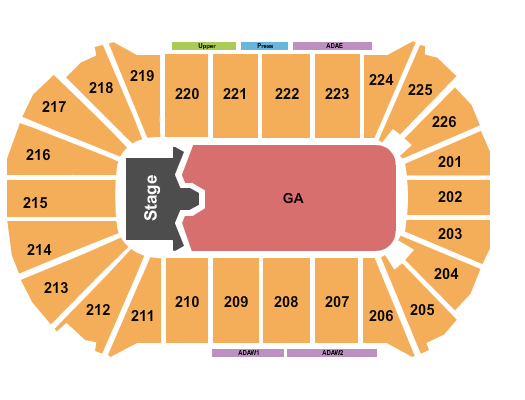 Resch Center Ghost Seating Chart