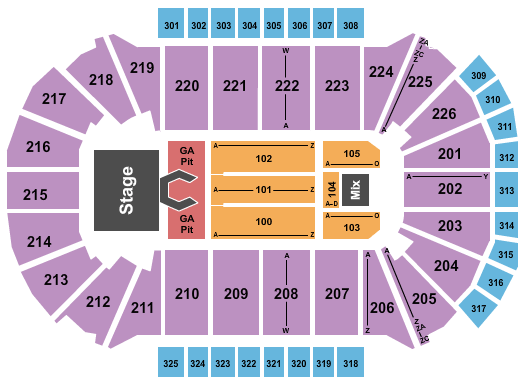 Resch Center Jason Aldean Seating Chart