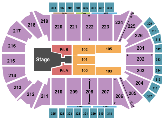 Resch Center Morgan Wallen Seating Chart