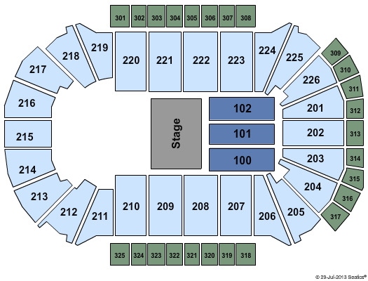 Resch Center Theatre Seating Chart