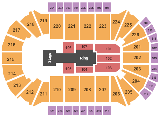 Resch Center Seating Chart With Seat Numbers
