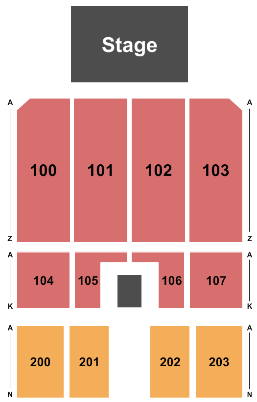 Resch Plaza Expo End Stage Seating Chart