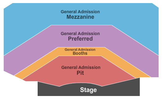 Resorts Atlantic City - Superstar Theater Endstage - All GA Seating Chart