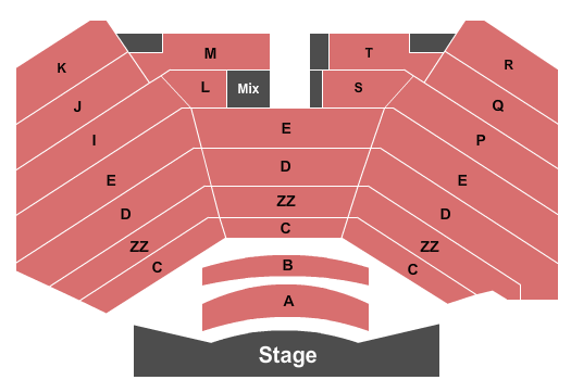 Resorts Atlantic City - Superstar Theater Endsage 5 Seating Chart