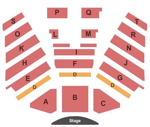 Resorts Atlantic City - Superstar Theater End Stage Seating Chart