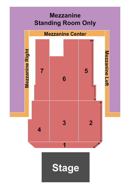 Revel Entertainment Center Endstage 2 Seating Chart