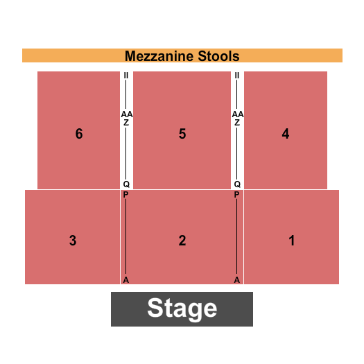 Revel Entertainment Center Reserved & Mezz 2 Seating Chart