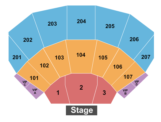 Andrew Schulz Ovation Hall at Ocean Resort Casino Seating Chart