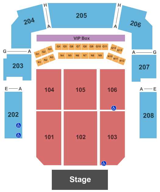 Bayou Music Center Comedy Seating Chart