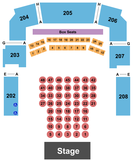Revention Music Center Seating Chart