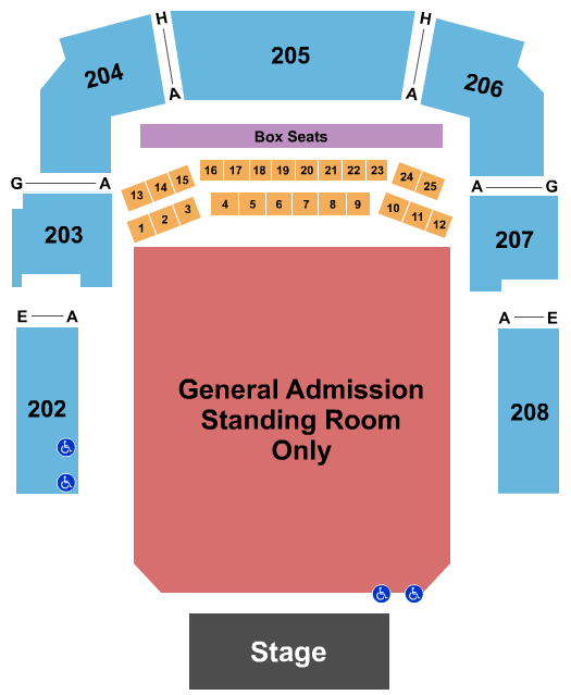 Bayou Music Center Snow Patrol Seating Chart